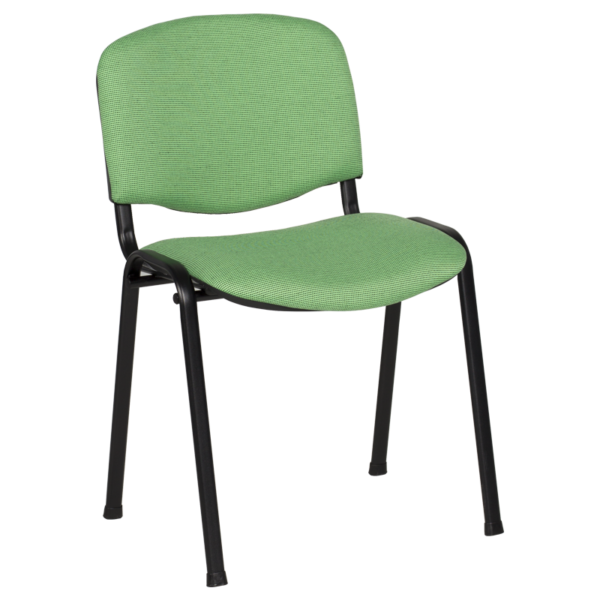 Посетителски стол Carmen 1130 LUX - зелено-черен
