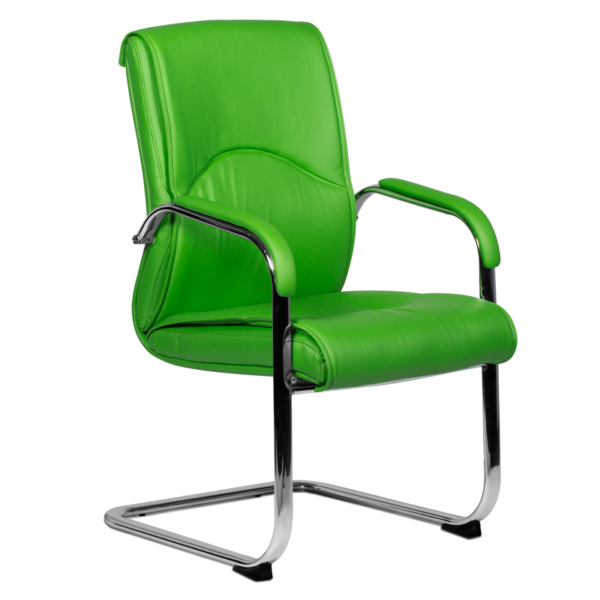 Посетителски стол Carmen 6040 - зелен