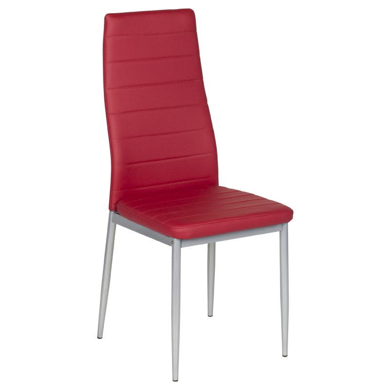 трапезен стол 310 тъмно червен
