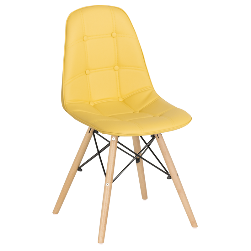 трапезен стол 9962 лимонено жълт