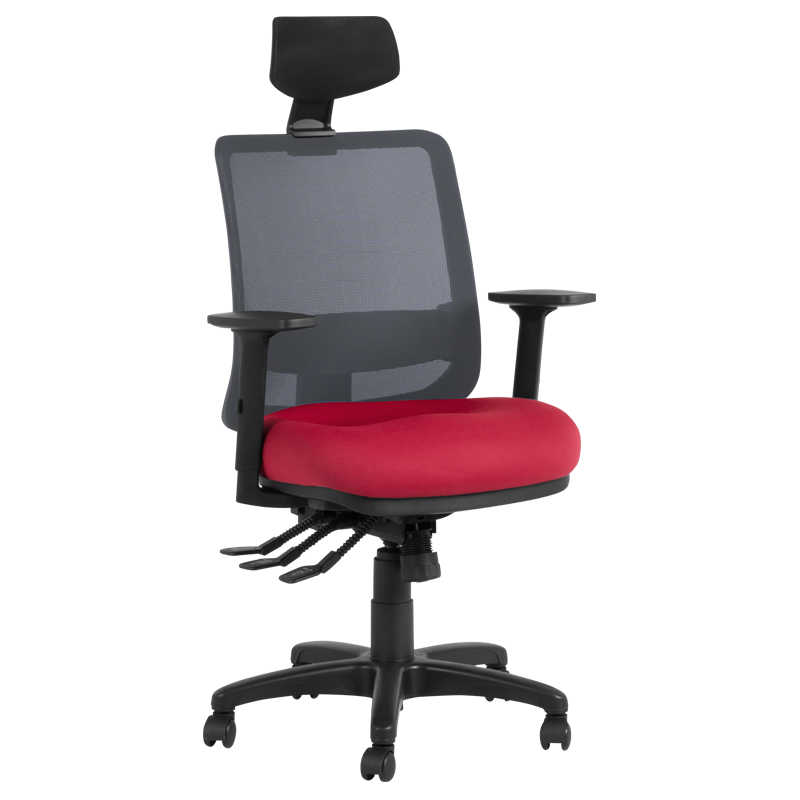 Ергономичен стол SEVERO - червен
