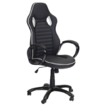 Геймърски стол Carmen 7502 - черно-бял