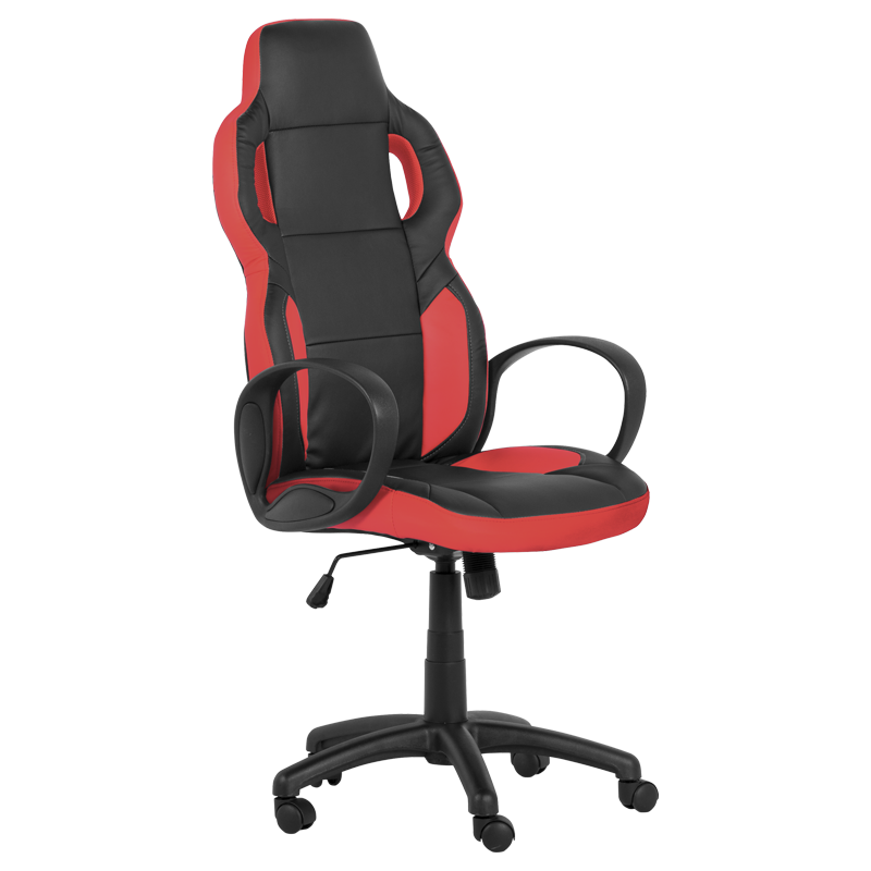 Геймърски стол Carmen 7510 - черно-червен