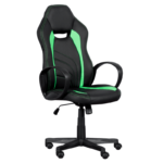 Геймърски стол Carmen 7525 - черно-зелен