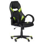 Геймърски стол Carmen 7605 - черен - зелен