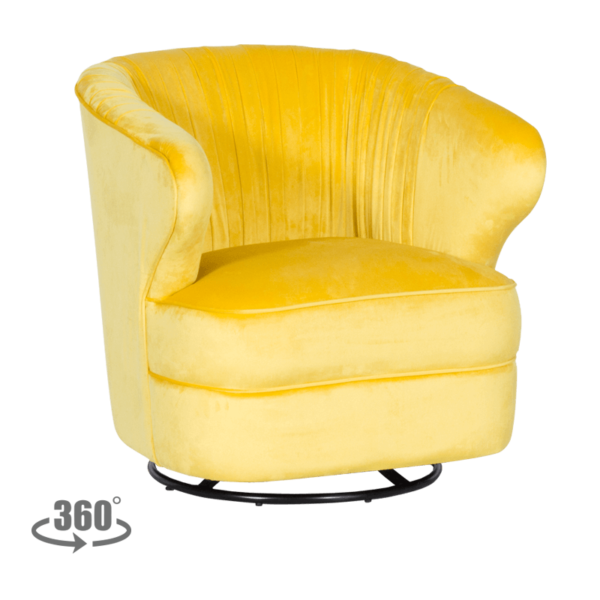 Кресло KARIN - жълто HLR