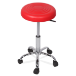 Табуретка с колелца Carmen 3075 - червен