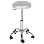 Табуретка с колелца Carmen 3075 - сребърен