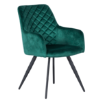 Трапезен стол ETON - тъмнозелен BF 2