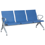 Посетителска пейка с 3 места Carmen CR-1038-3 - синя
